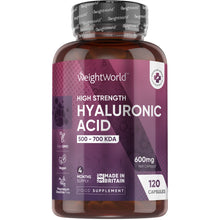 Hyaluronsyre 600 mg kapsler WeightWorld, flaske med 120 kapsler