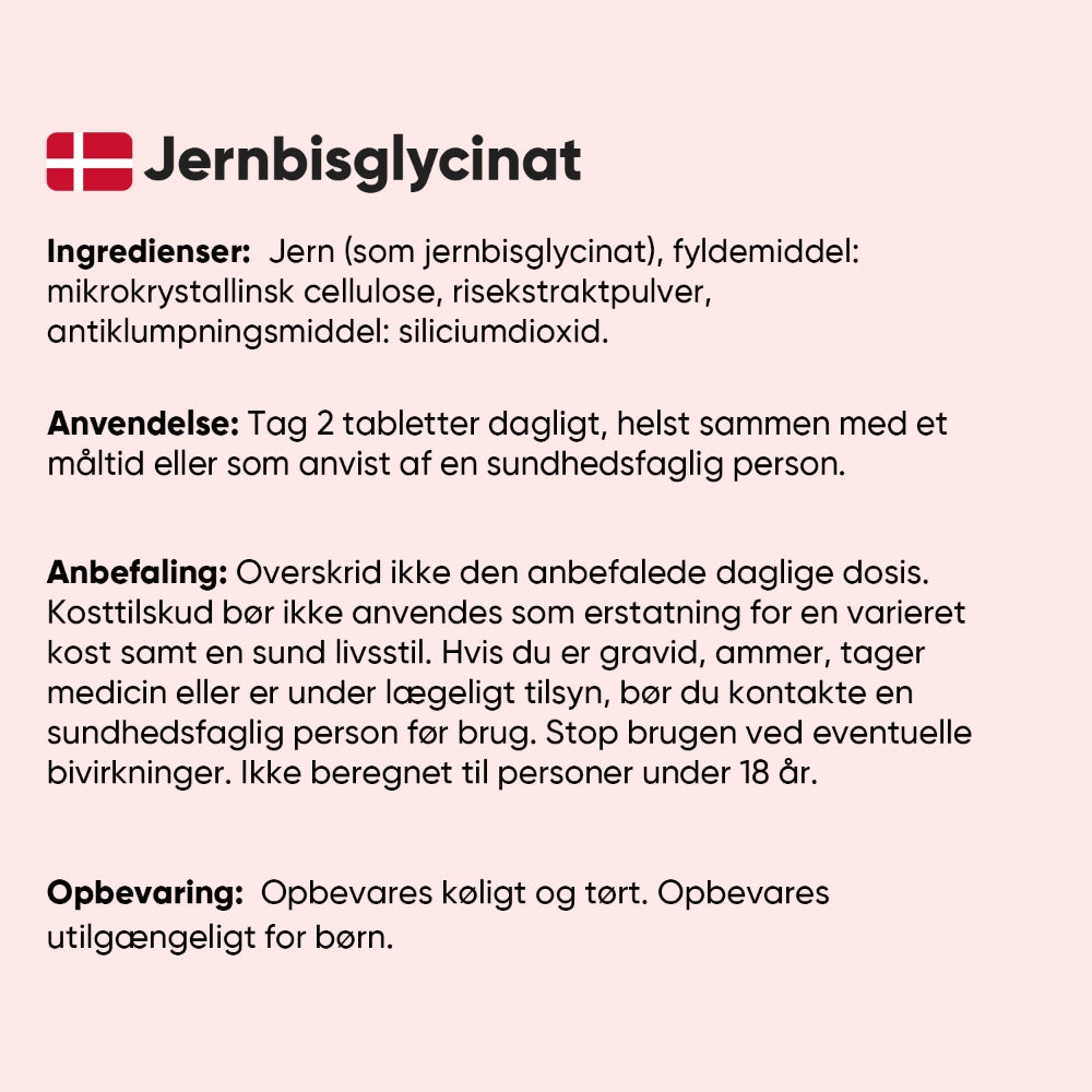 Jerntabletter 28 mg