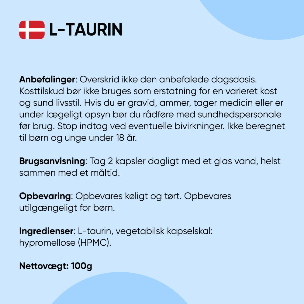 L-Taurin 1000mg