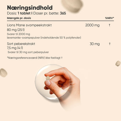 Lions Mane Tabletter 2030mg