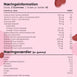 WeightWorld multivitamin- og mineralvingummier til kvinder, næringsindhold pr. gummy