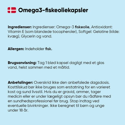 Omega 3 Fiskeolie 1000mg
