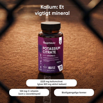 Kalium + C-vitamin 2345mg