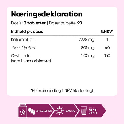 Kalium + C-vitamin 2345mg