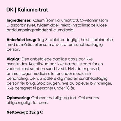 Kalium + C-vitamin 2345mg