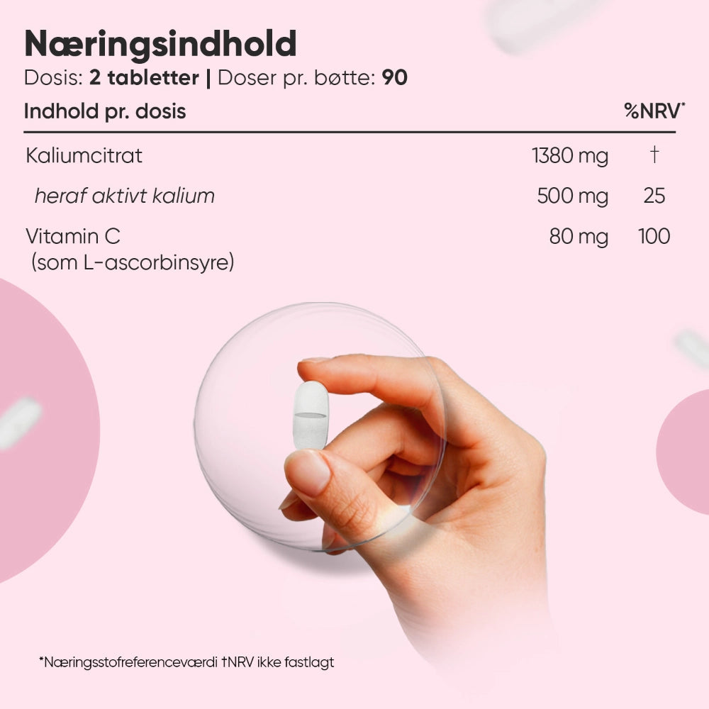 Kalium + C-vitamin 2345mg