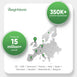WeightWorld-kort med 350K+ anmeldelser og 15 millioner personer i Europa.