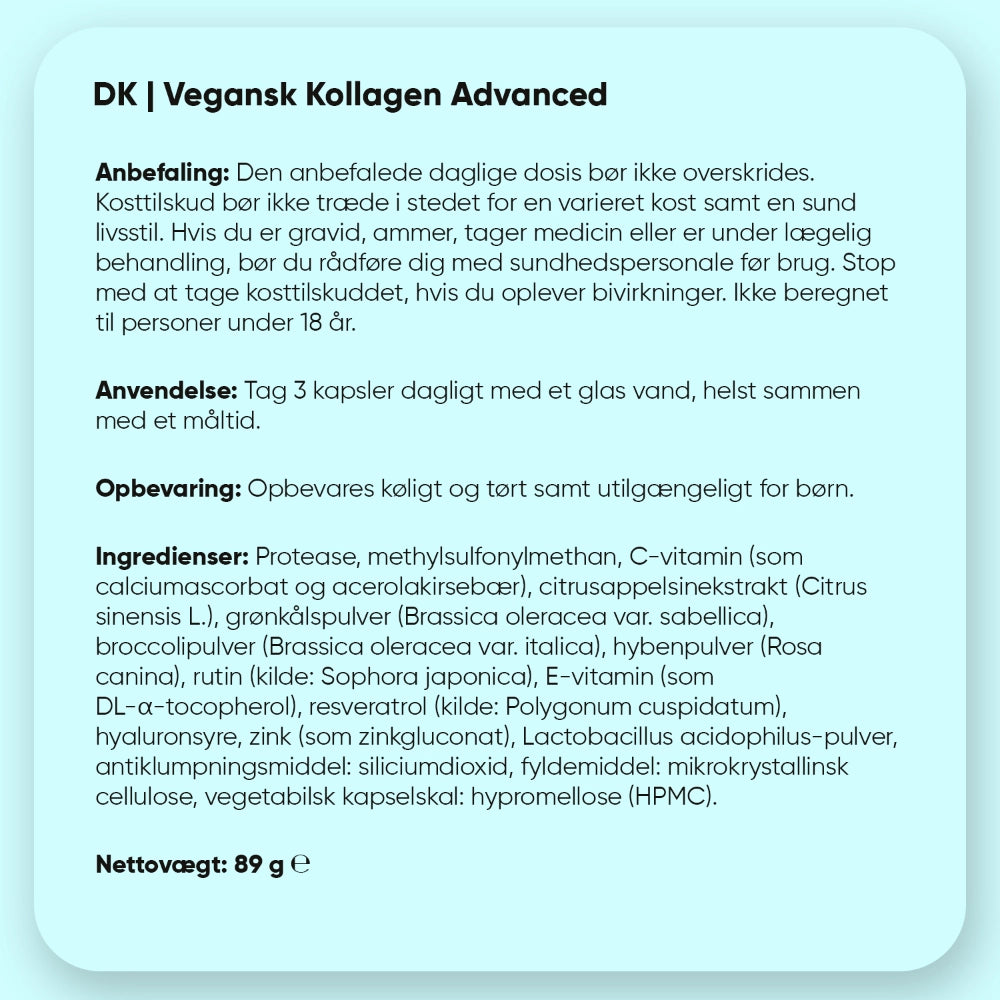 Vegansk Kollagen Advanced