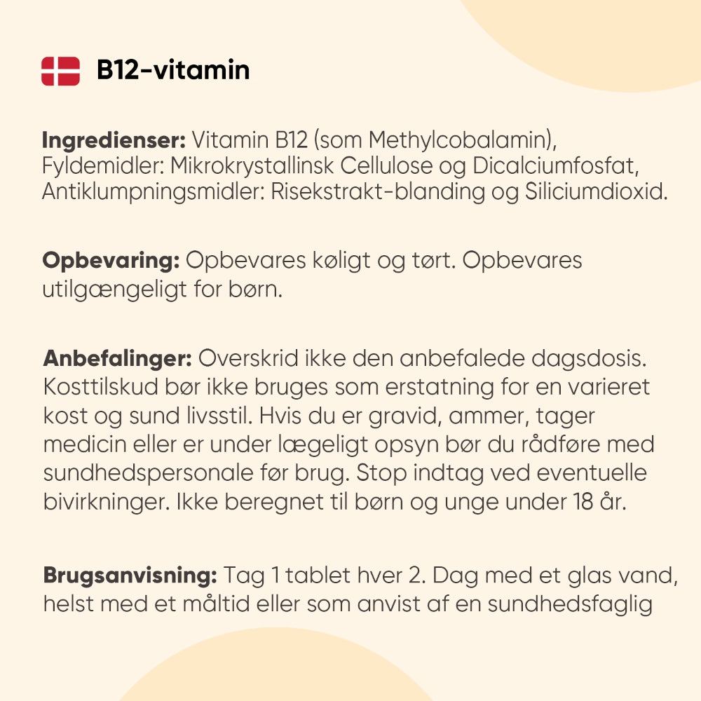 B12-vitamin 1000 mcg