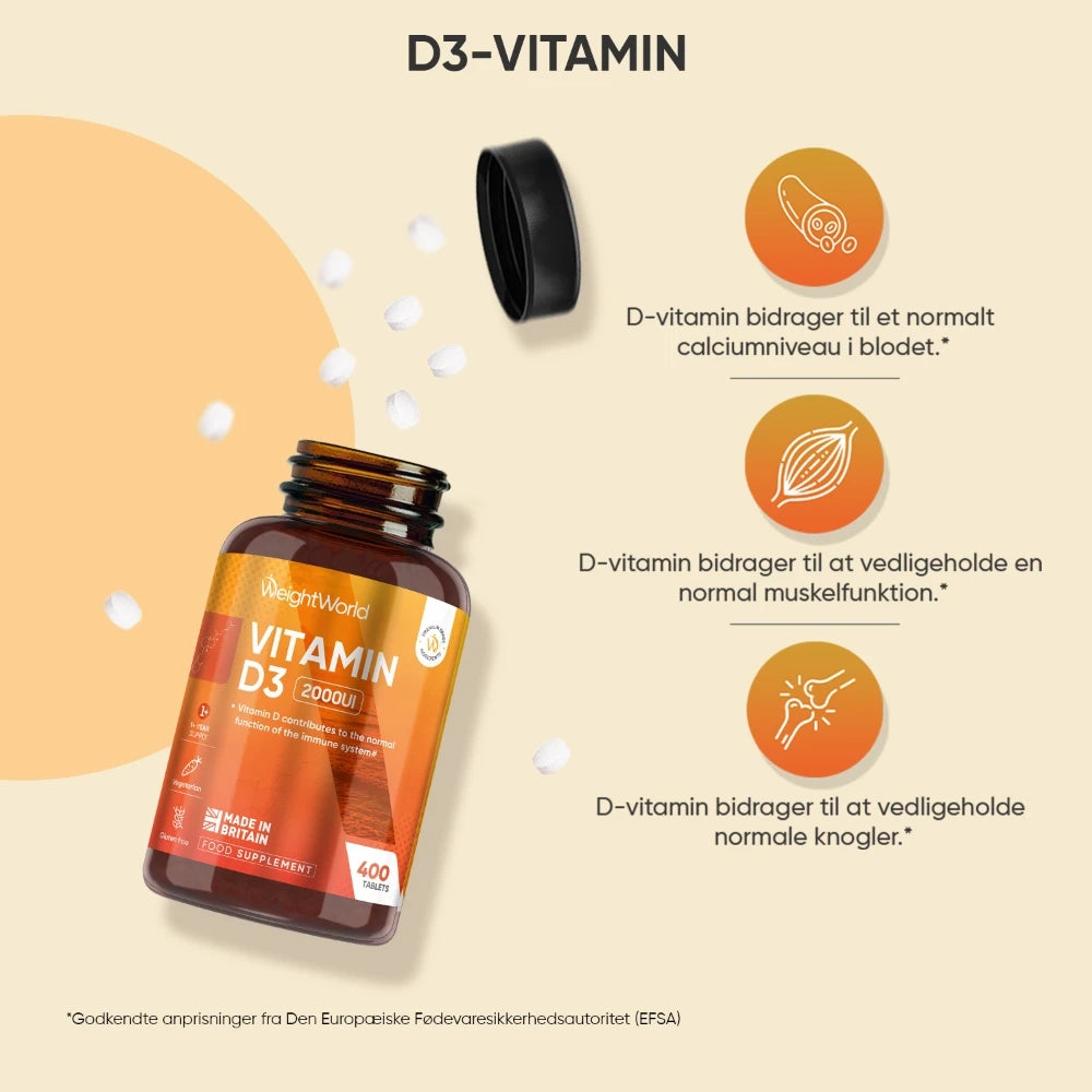 D3-Vitamin 2000IU (50 mcg)