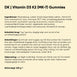 Vitamin D3+K2-gummies 4000 IU