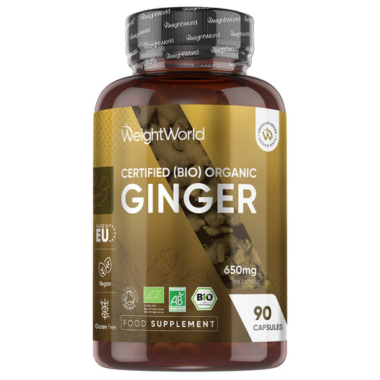 Økologisk ingefær 650 mg