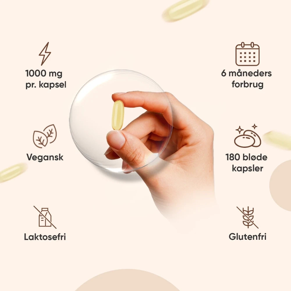 Hørfrøolie-kapsler 1000 mg