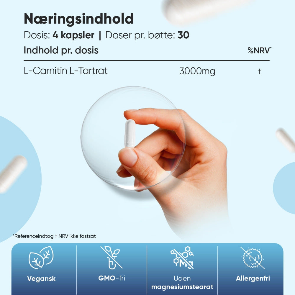 L-carnitin L-tartrat 3000 mg