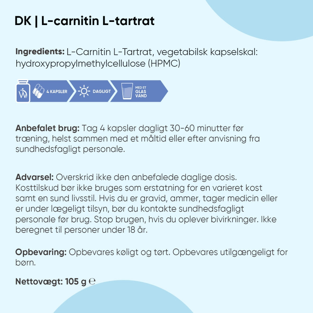 L-carnitin L-tartrat 3000 mg