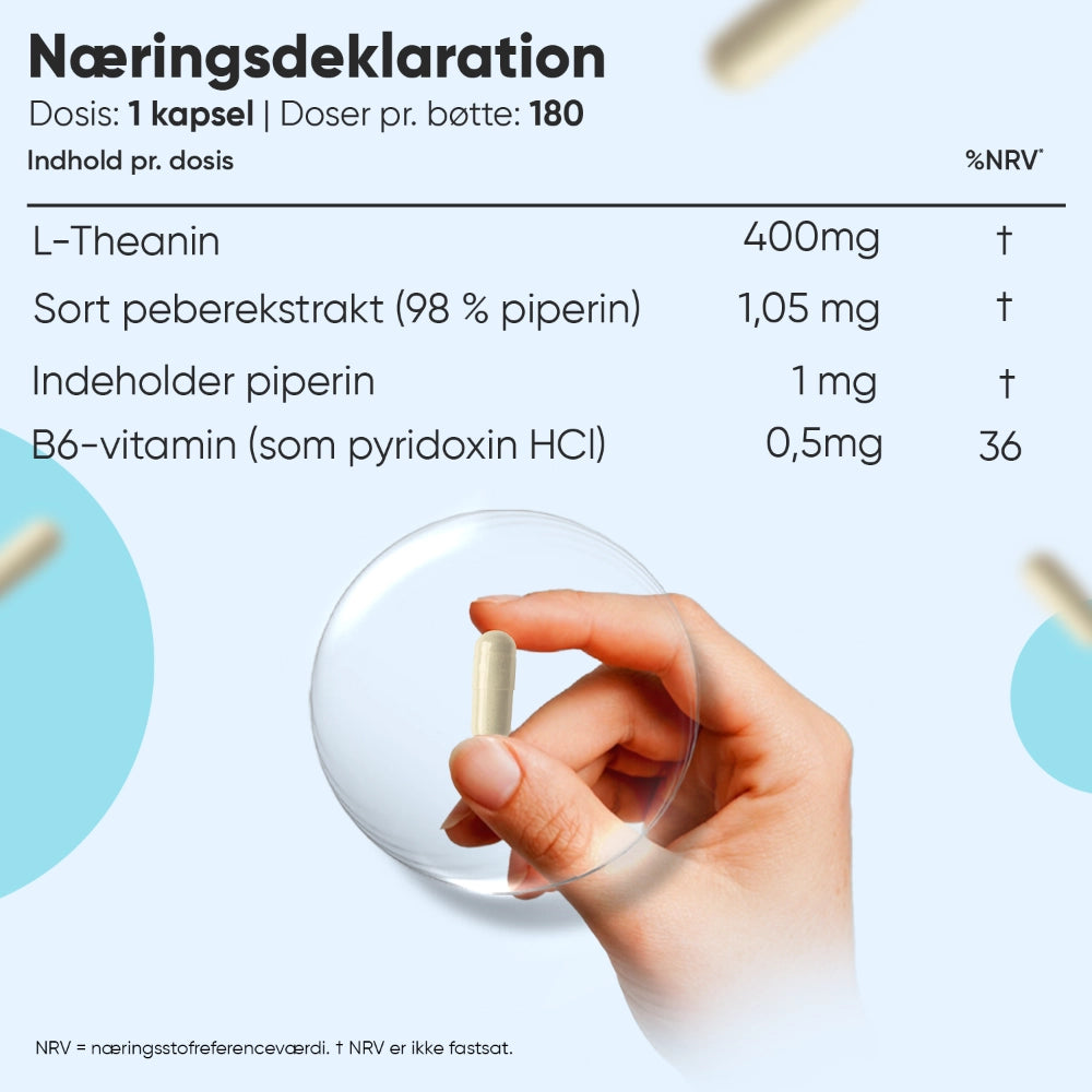 L-Theanine med B6-vitamin 400mg