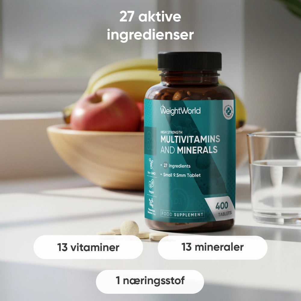 Multivitaminer og mineraler
