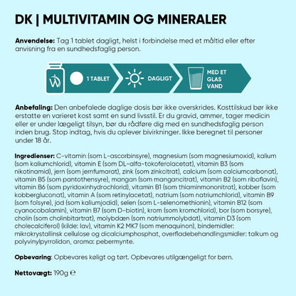 Multivitaminer og mineraler