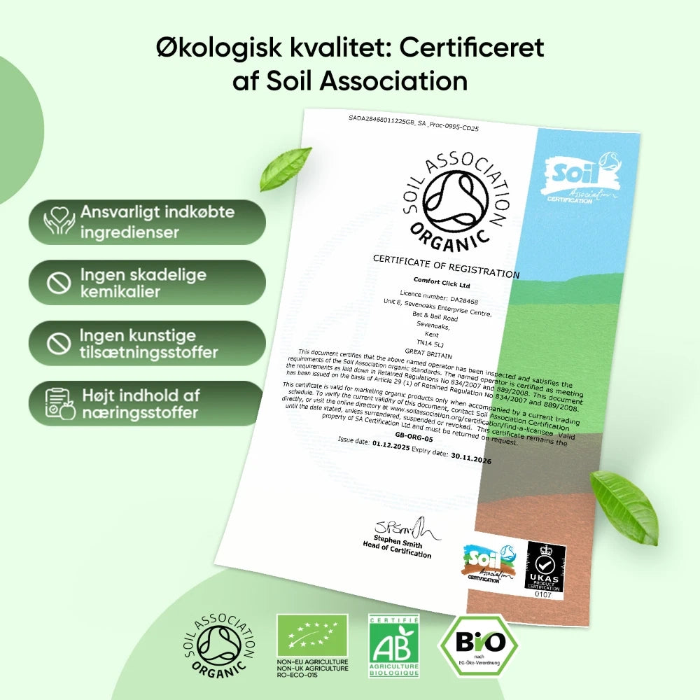 Øko spirulina og chlorella 1740 mg