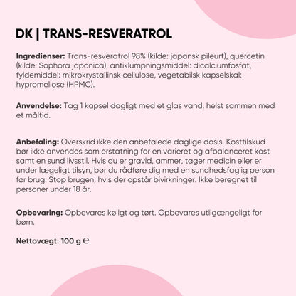 Resveratrol + quercetin 550 mg