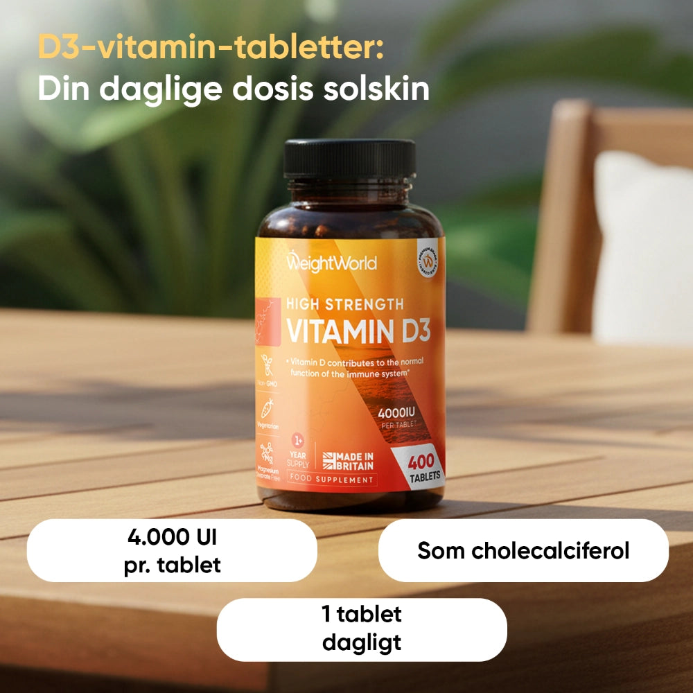 D3-vitamin 4000 IU (100 mcg)