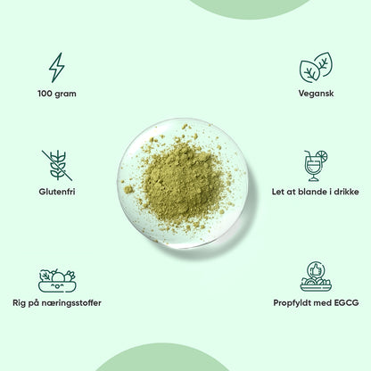 Økologisk Grøn Matcha Te Pulver